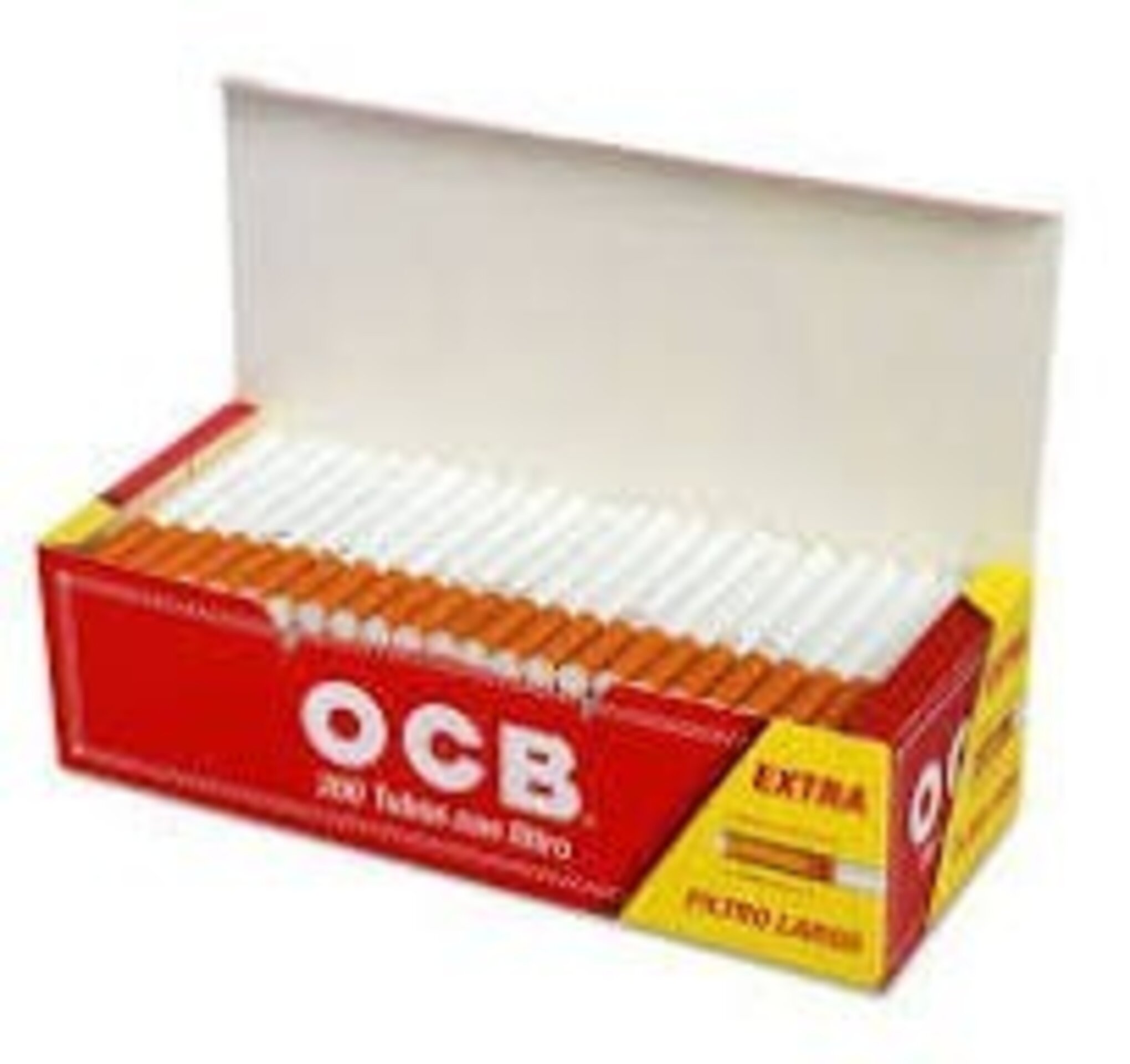 Tubos Vacíos OCB Rojos Filtro Largo — 200 unidades - 2