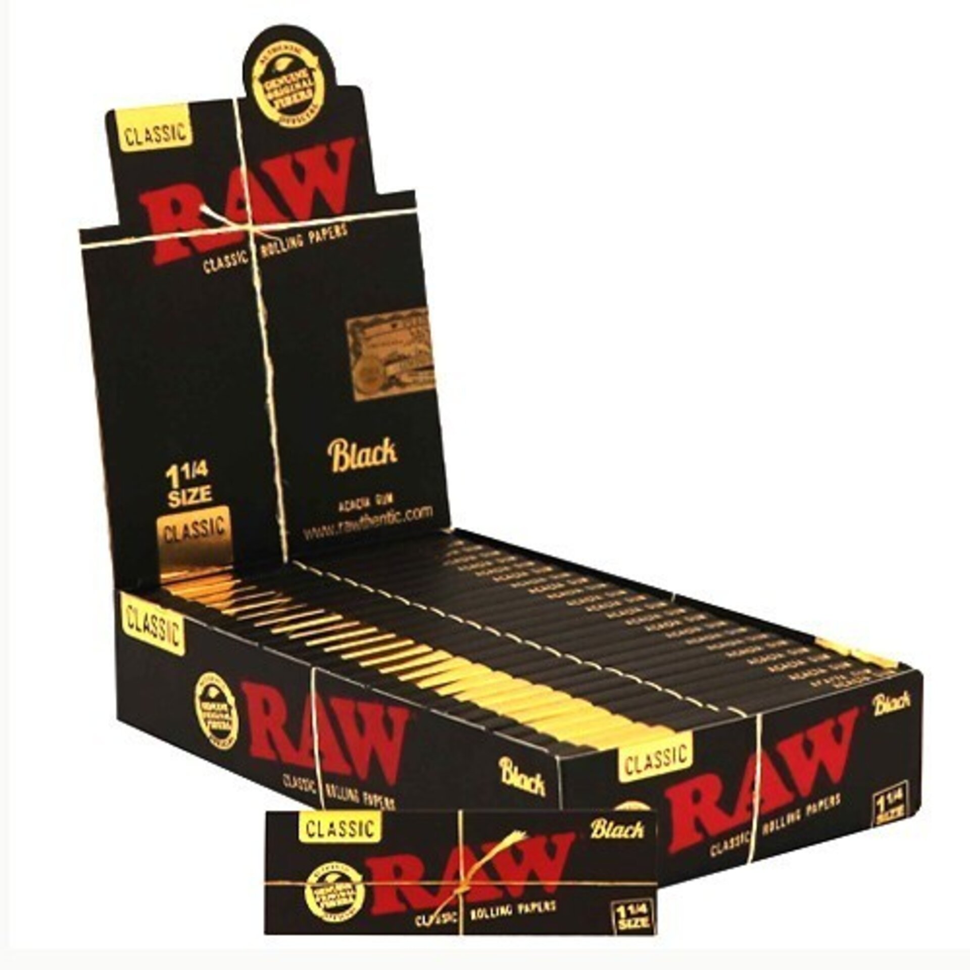 Raw Black 1.1/4 - 2